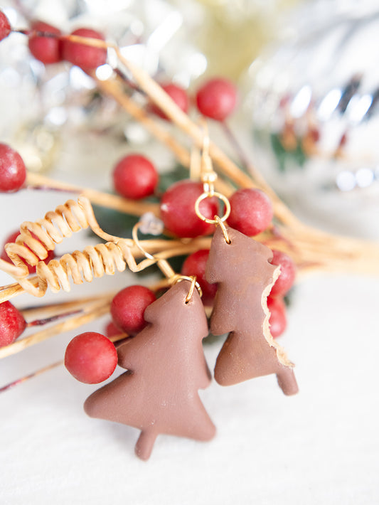 Reese's Christmas Tree Earrings