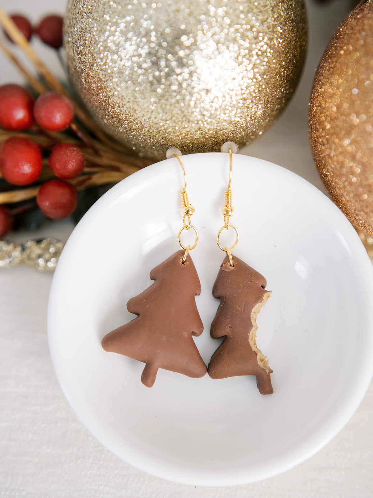 Reese's Christmas Tree Earrings