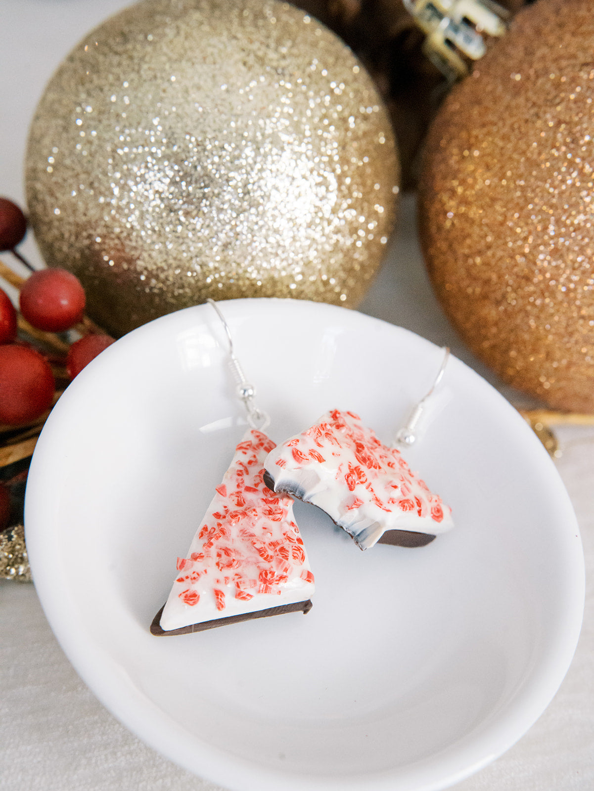 Peppermint Bark Earrings