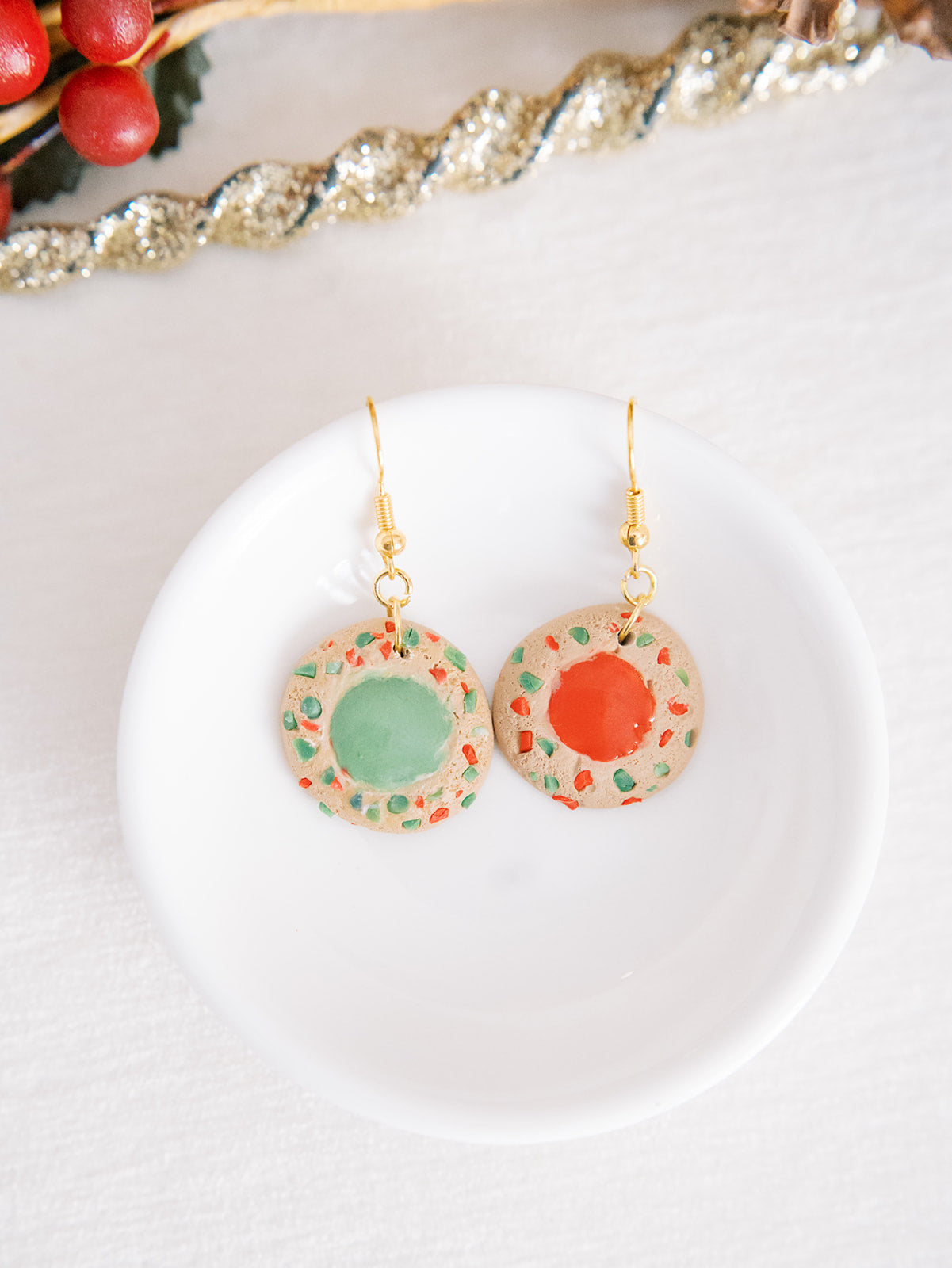 Holiday Cookie Earrings