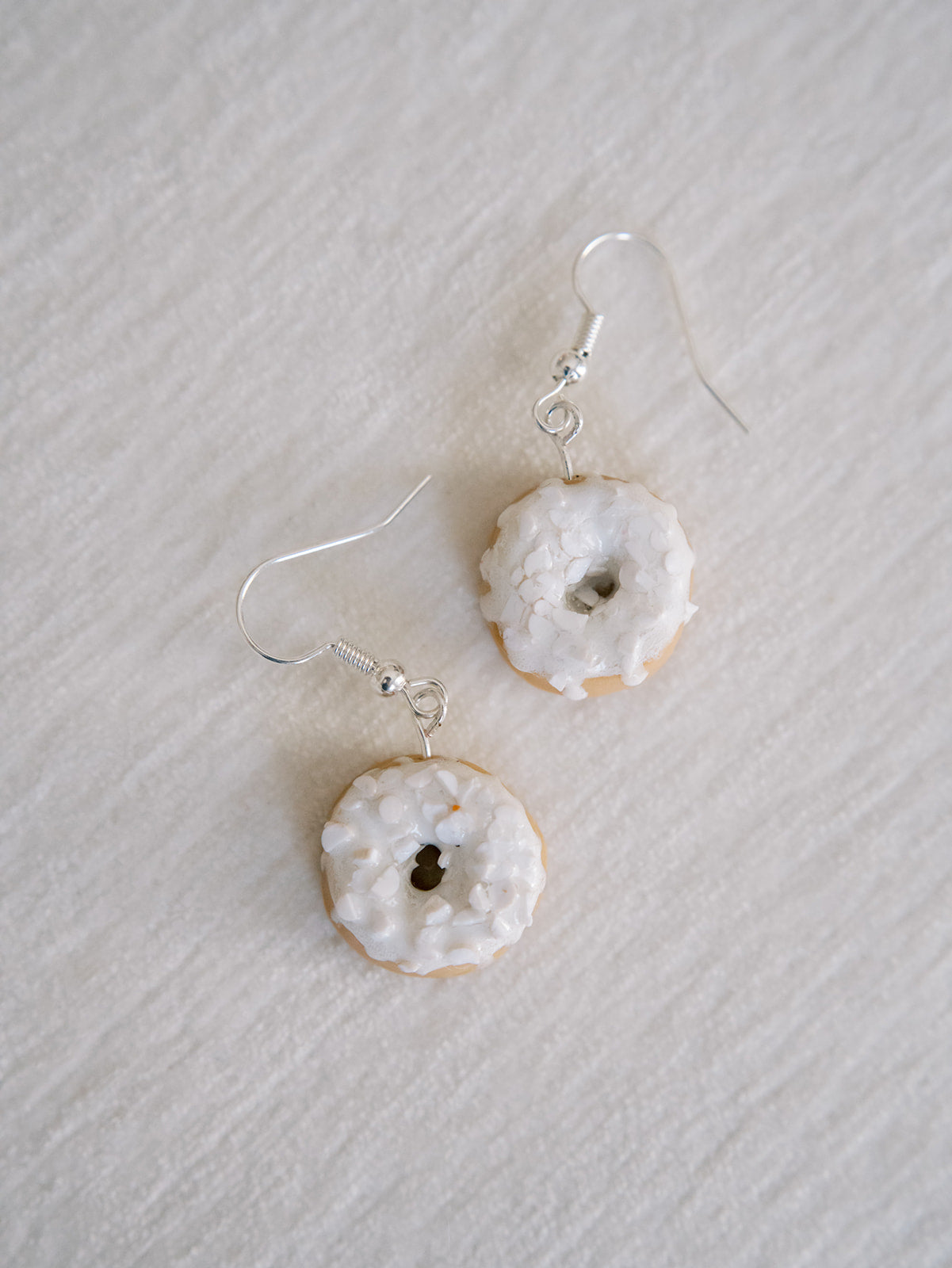 Snowball Donut Earrings