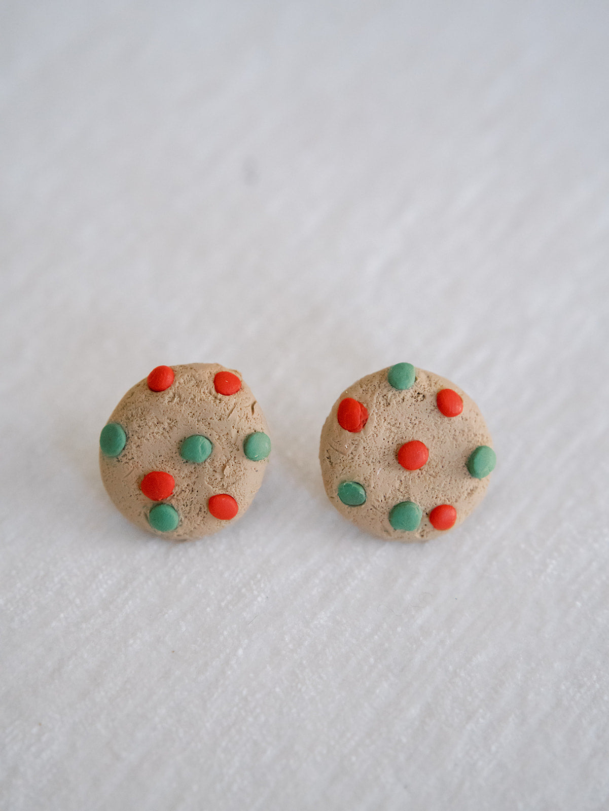 Mom's Festive Christmas Candy Cookie Earrings