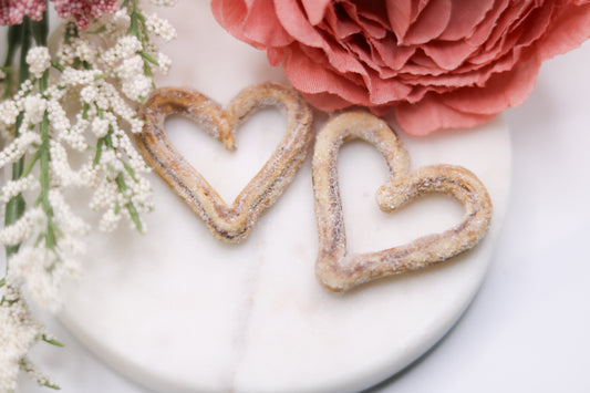 Heart Shaped Churro Earrings