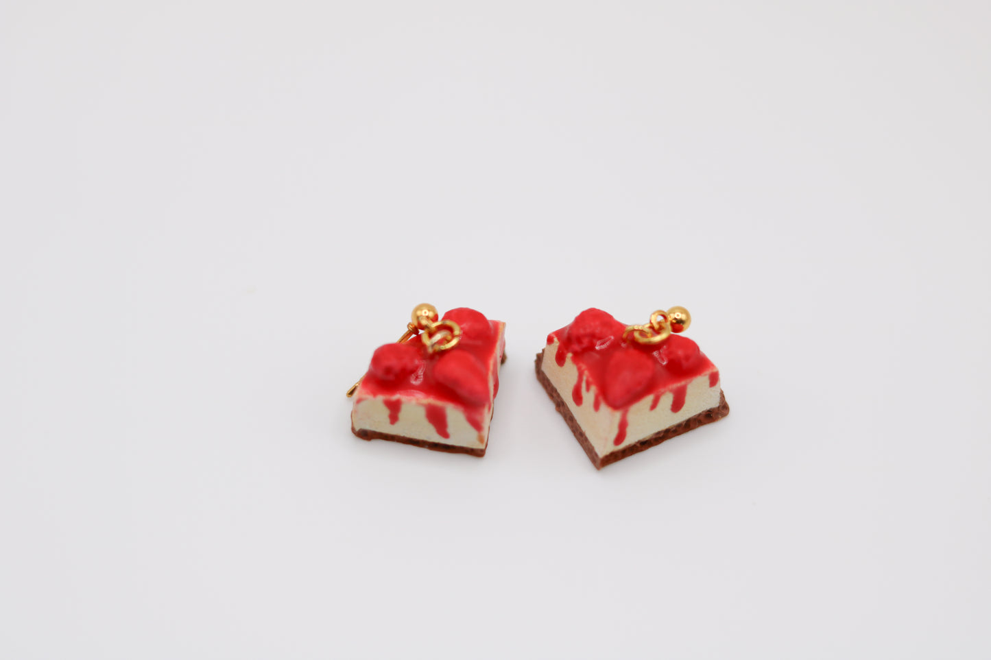 Strawberry Cheesecake Earrings