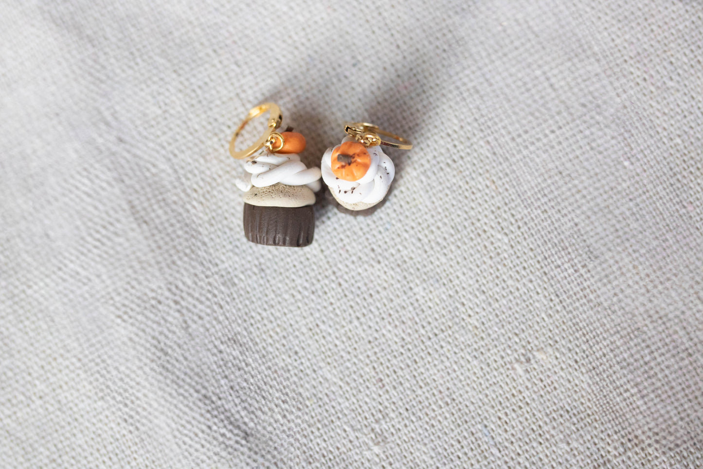 Fall Cupcake Earrings